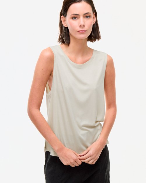 Musculosa de jersey afrodita VERDE