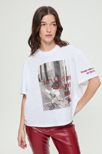 REMERA LETS TAKE PICS BLANCO