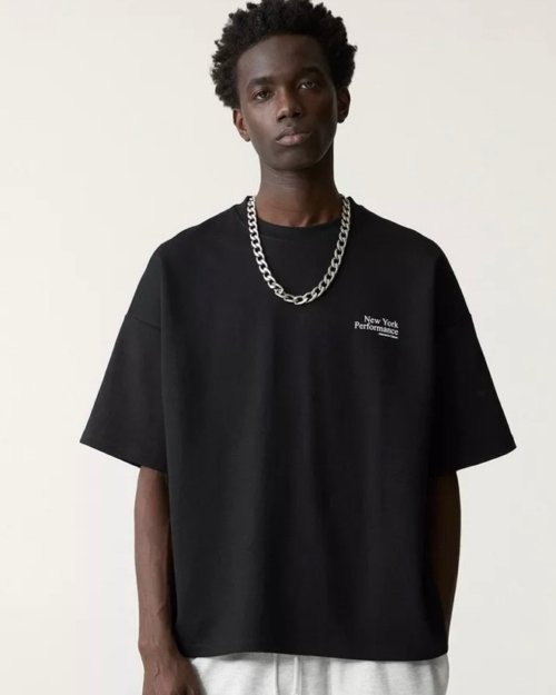 Remera New York Performance NEGRO
