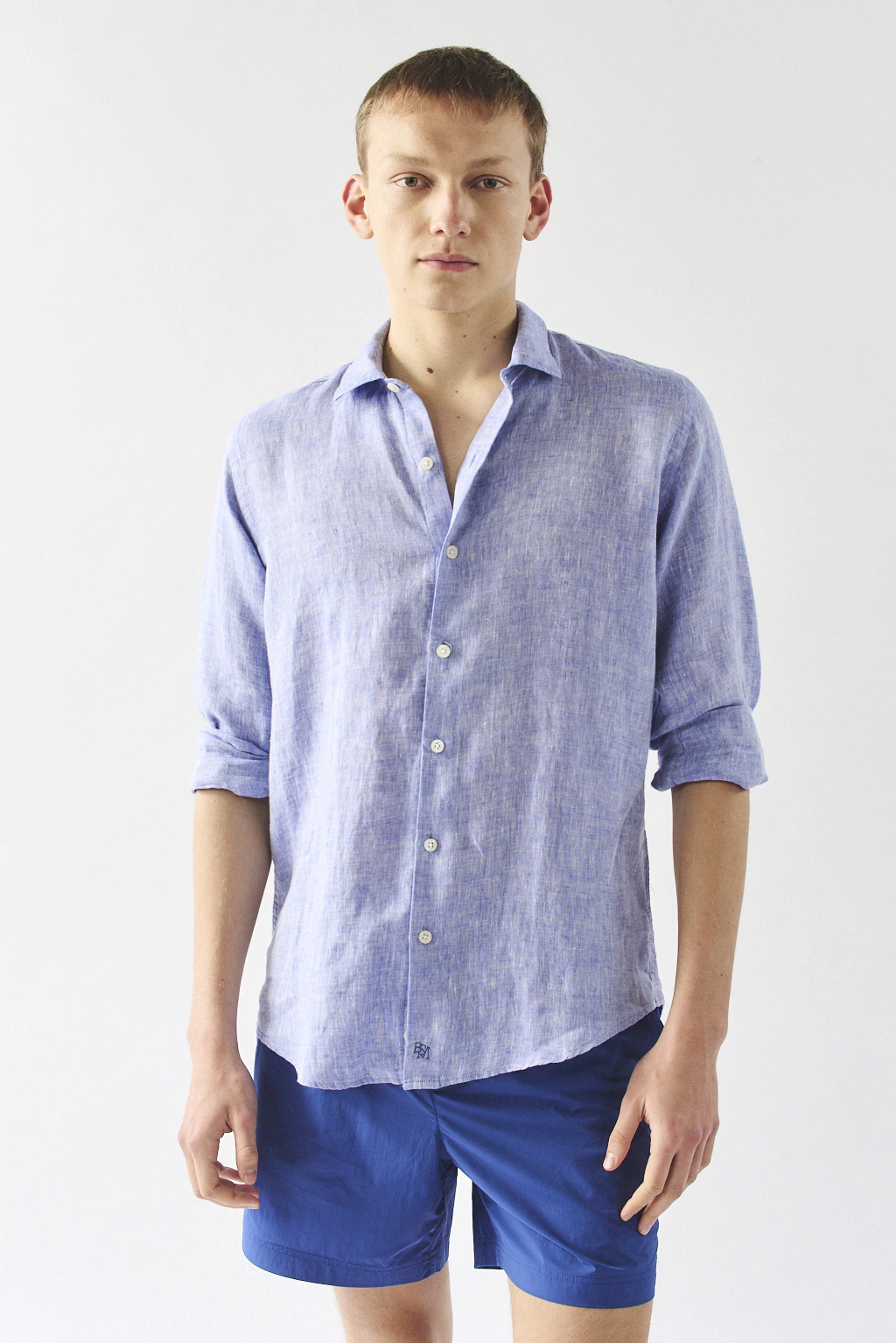 Camisa Santorini lino INDIGO