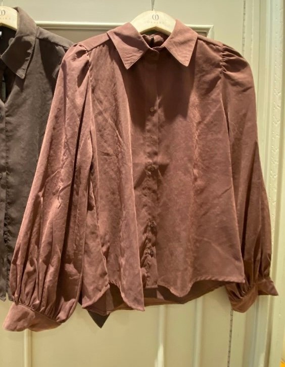 Camisa manga princesa BORDO