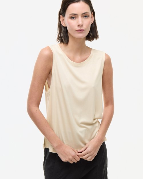 Musculosa de jersey afrodita BEIGE
