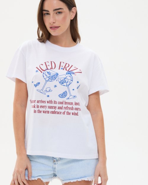 REMERA ICED FRIZZ BLANCO