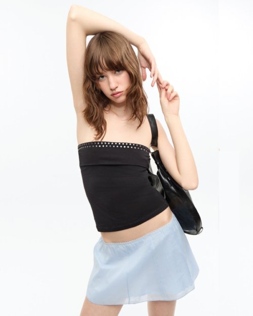 Top Strapless Molly NEGRO