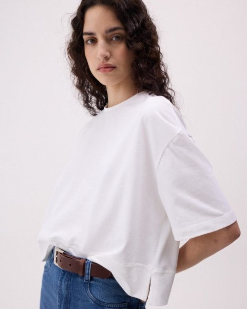 Remera Boxy Chips BLANCO