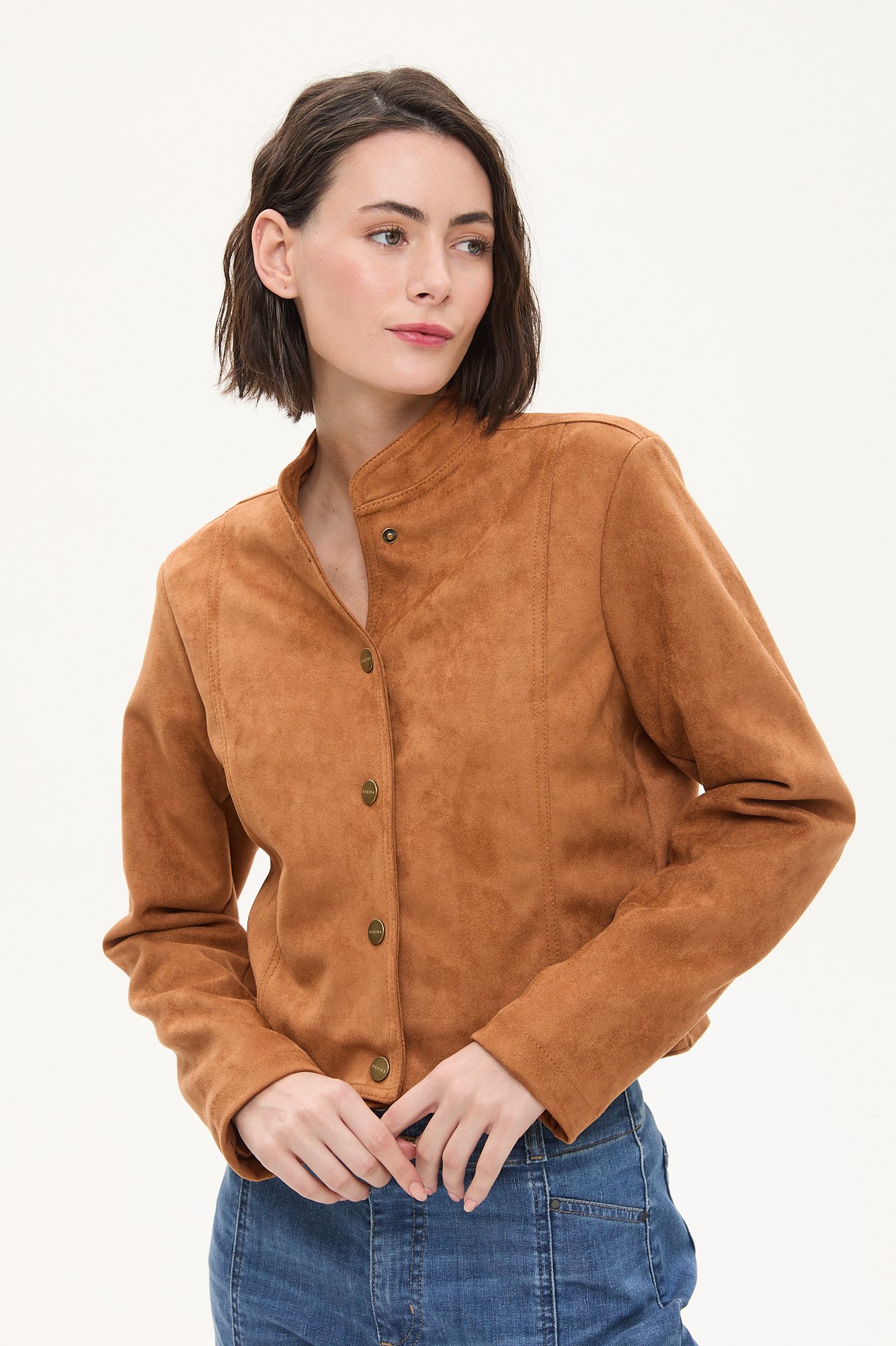 Campera entallada gamuza SUELA