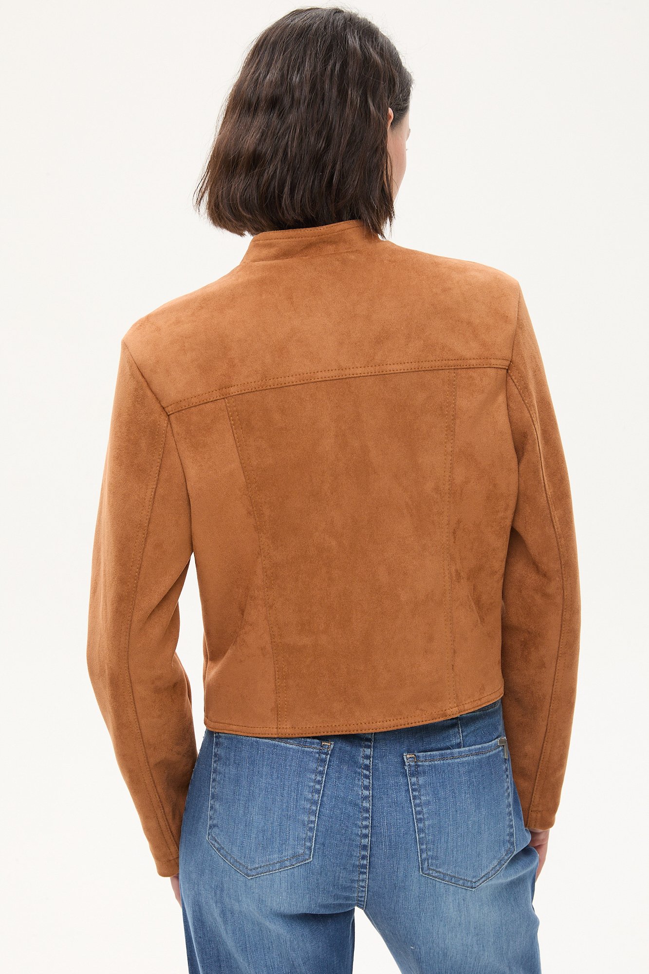 Campera entallada gamuza SUELA - Imagen 2