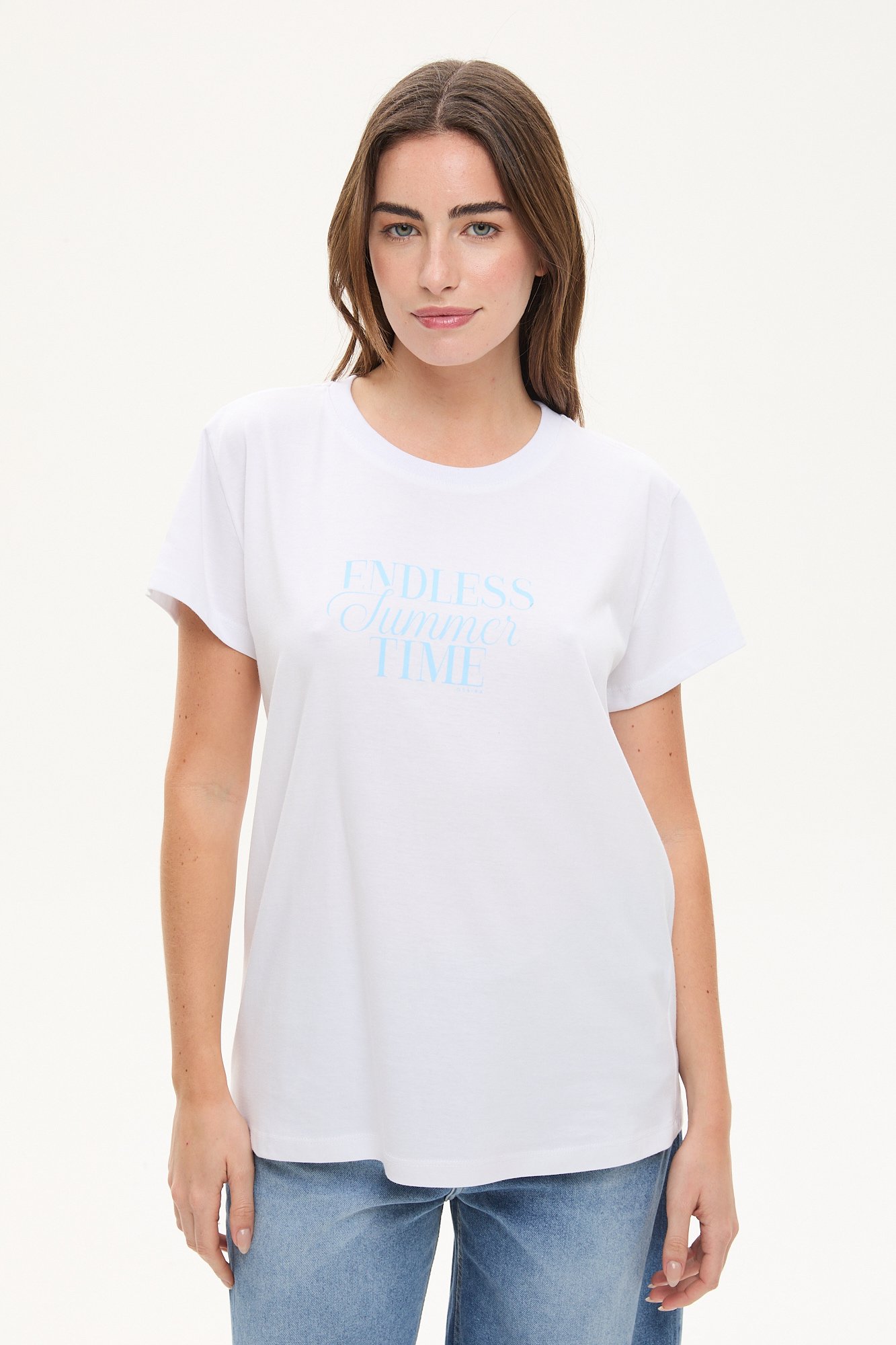 Remera con estampa endless summer time BLANCO.