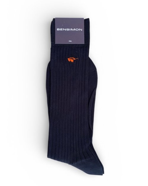 Media Mercer bordada NEGRO