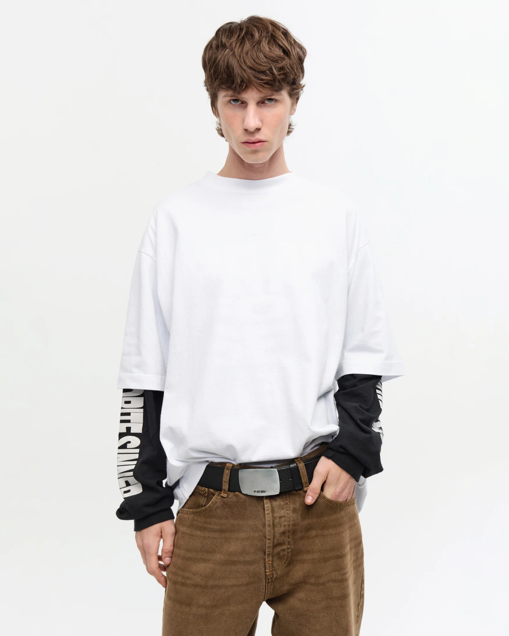 Remera over pesada BLANCO