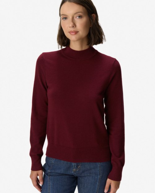 Media polera básica BORDO