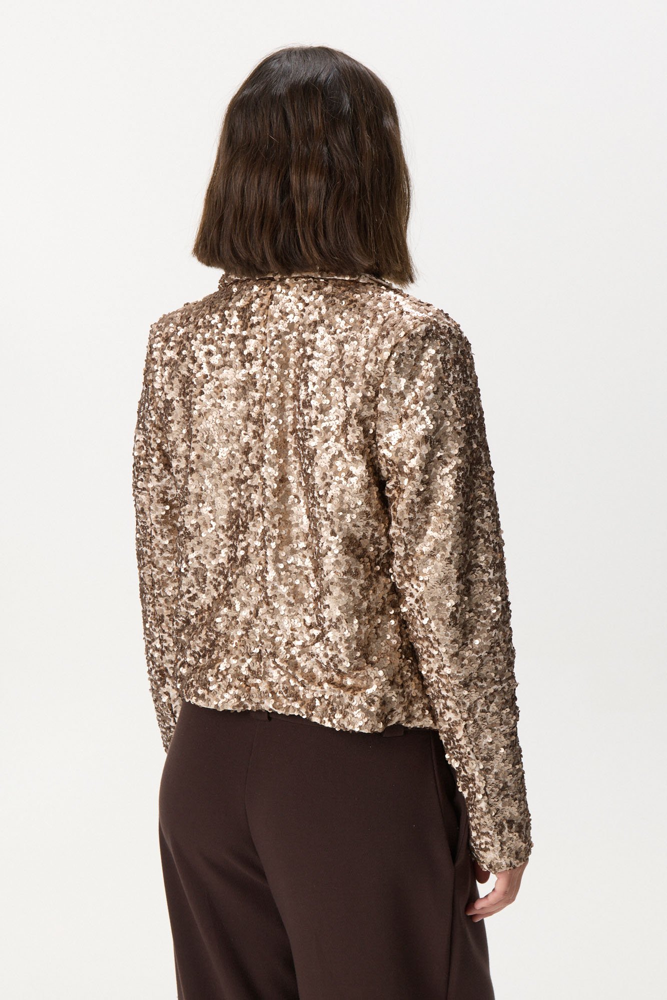 Blazer de lentejuelas DORADO - Imagen 2