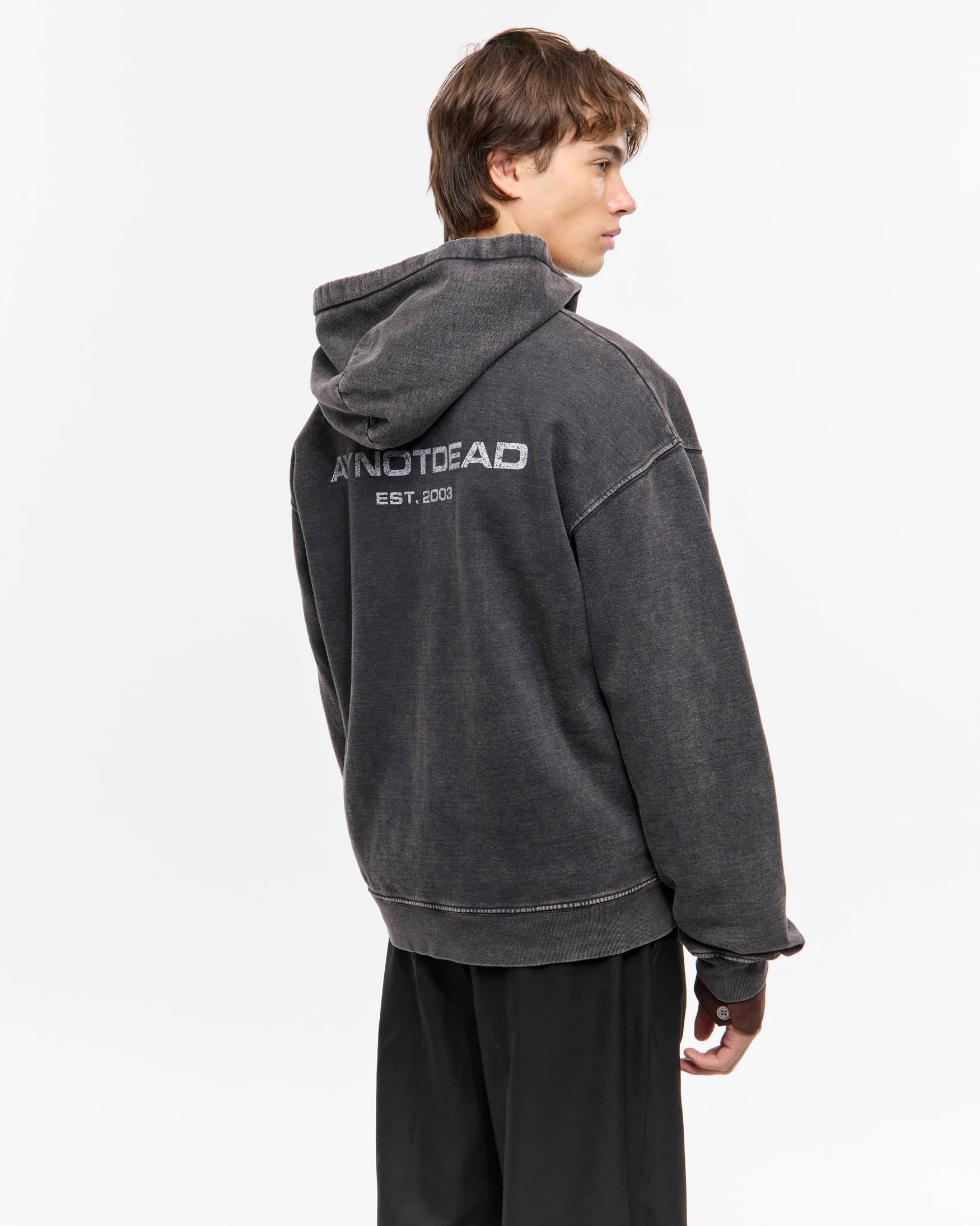 Hoodie zipper process NEGRIDO