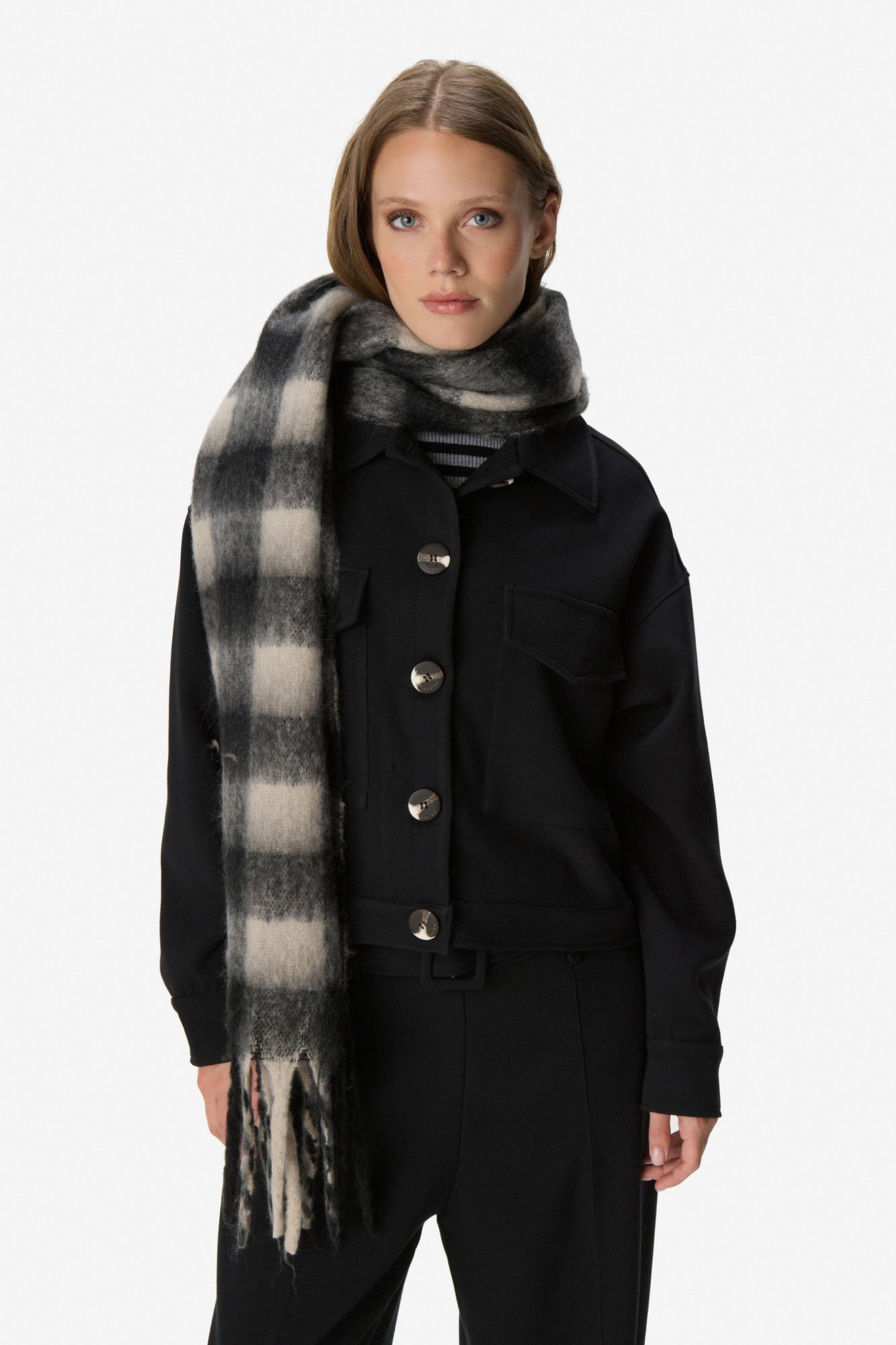 Mantón cuadrille NEGRO