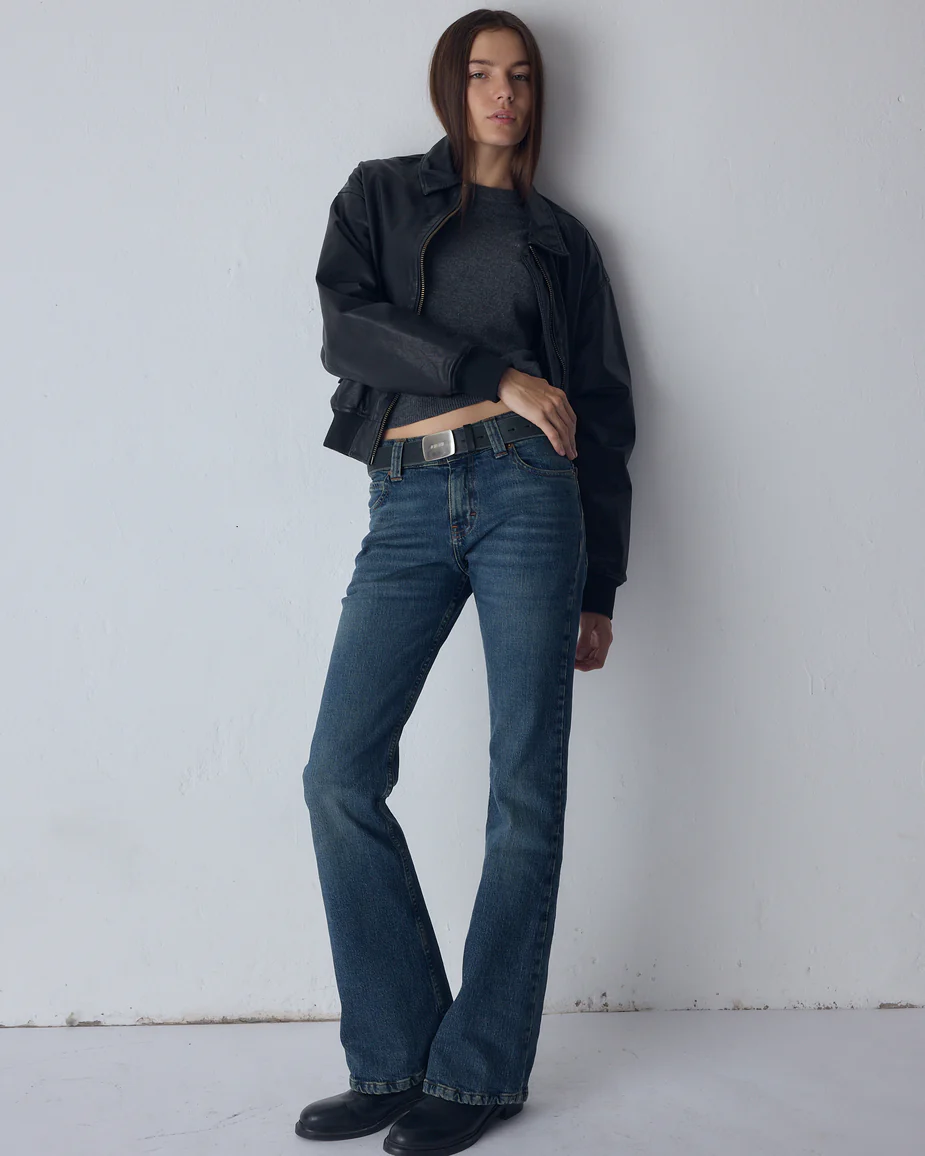 Pantalón bootcut deep blue