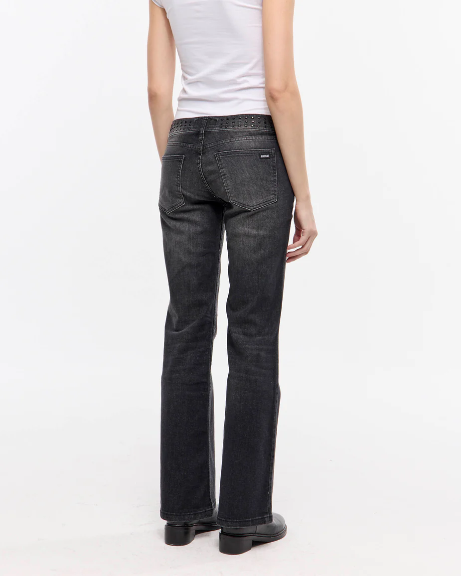 Pantalón low bootcut hot NEGRIDO - Imagen 4