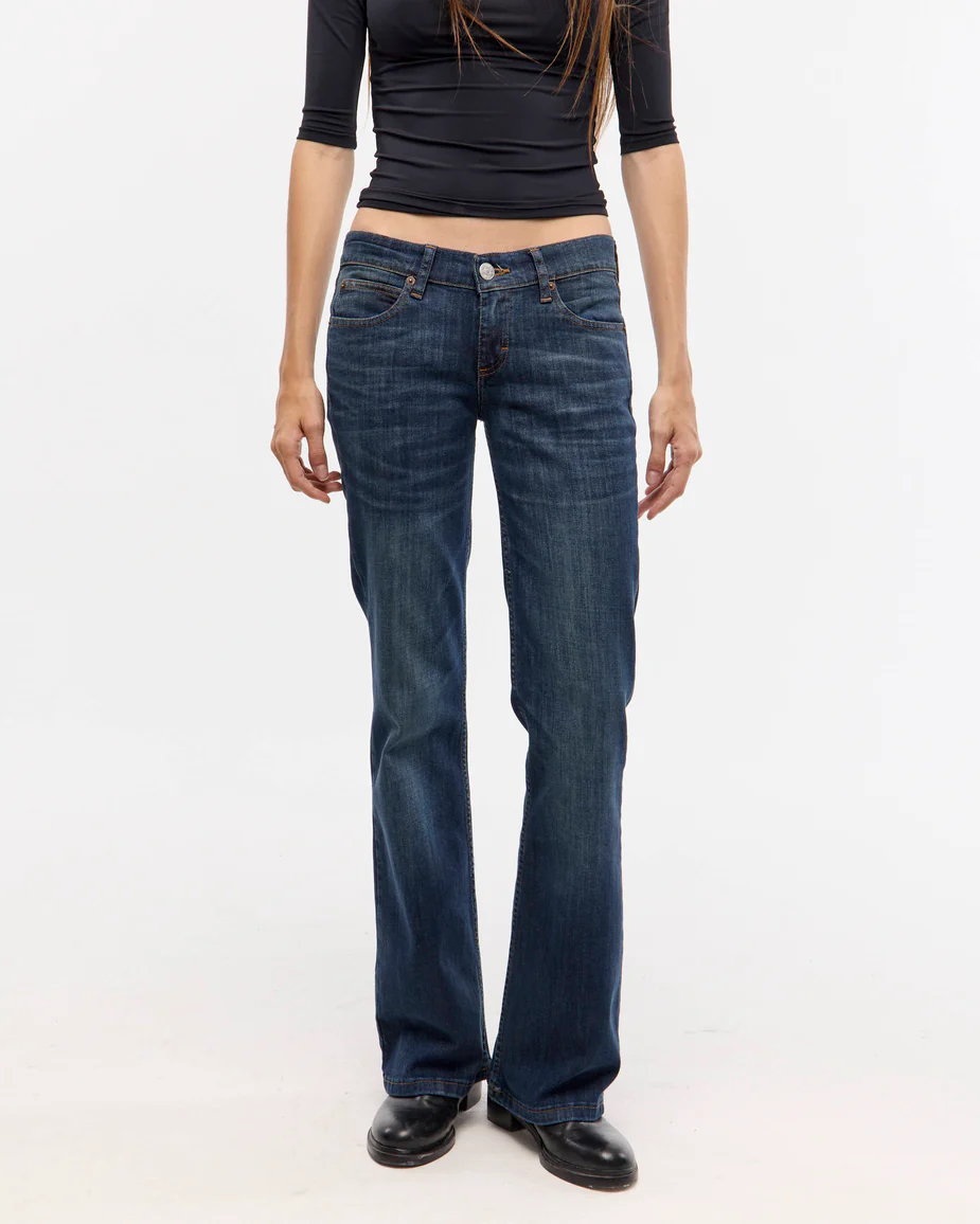 Pantalón low bootcut vintage blue - Imagen 2