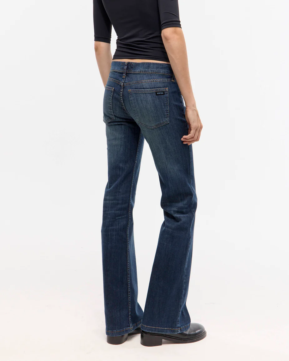 Pantalón low bootcut vintage blue - Imagen 4