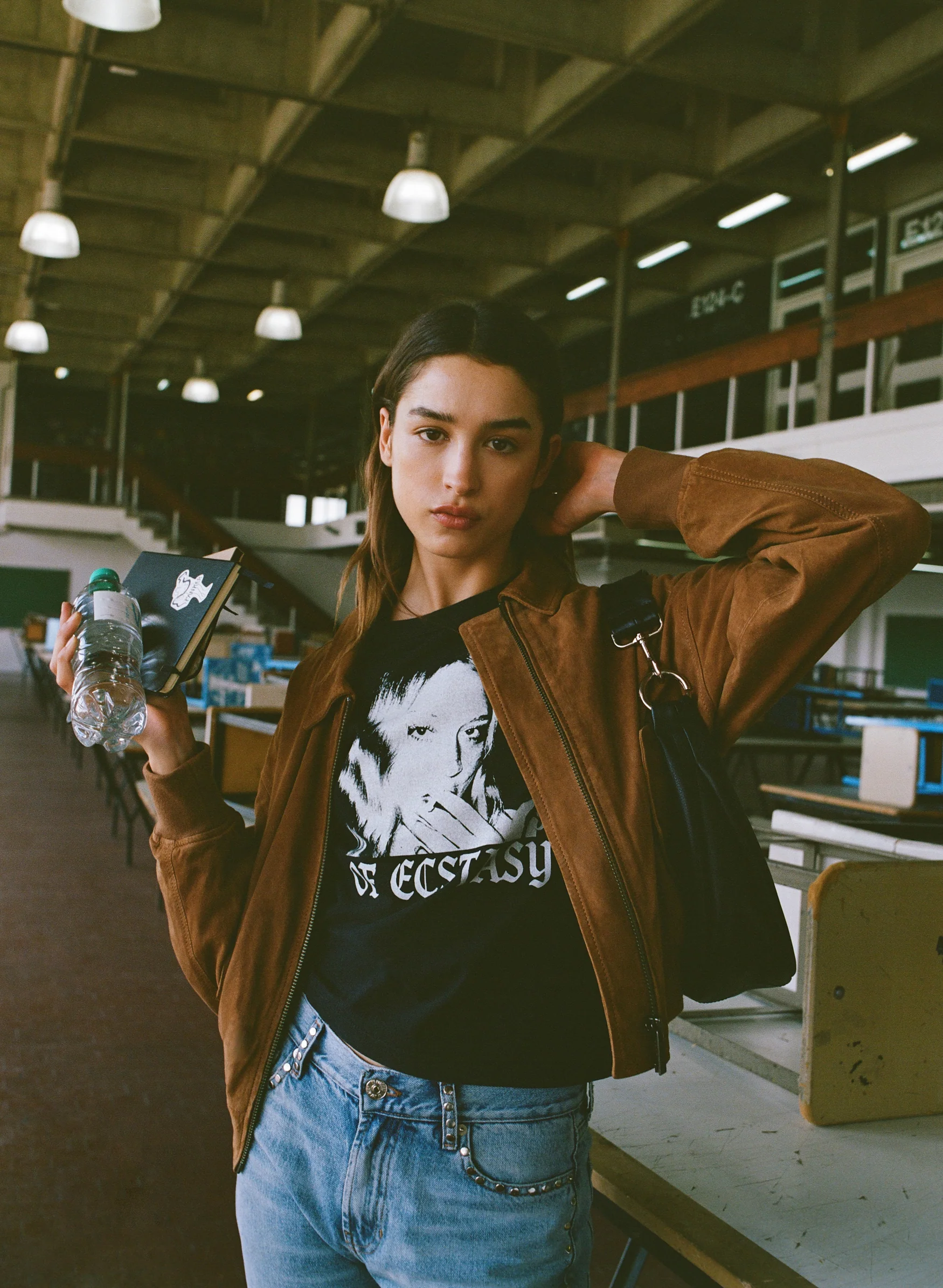 Remera ML ecstasy NEGRO