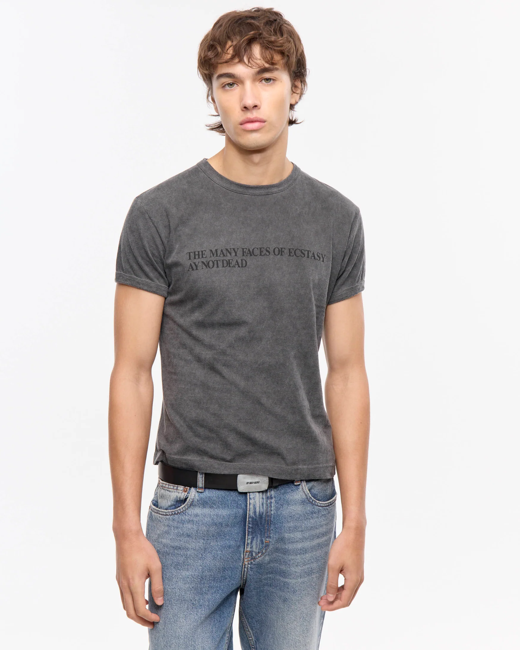 Remera fitted AYND ecstasy NEGRIDO