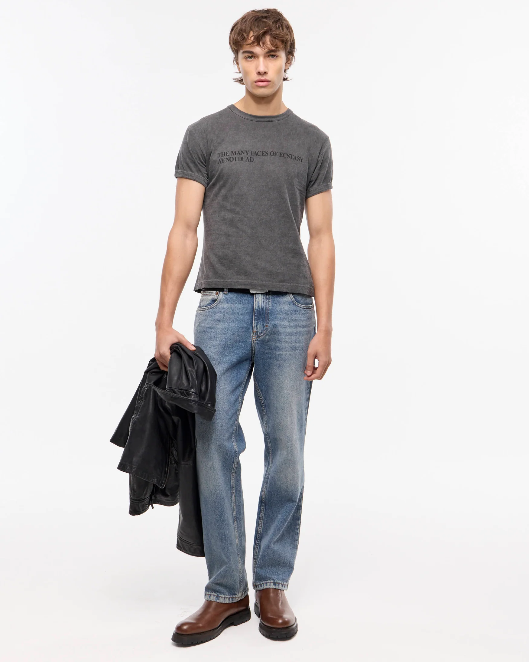 Remera fitted AYND ecstasy NEGRIDO - Imagen 2