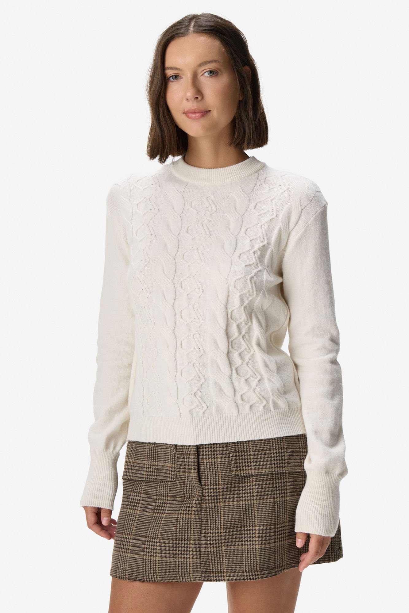 Sweater trenzas monograma OFF WHITE