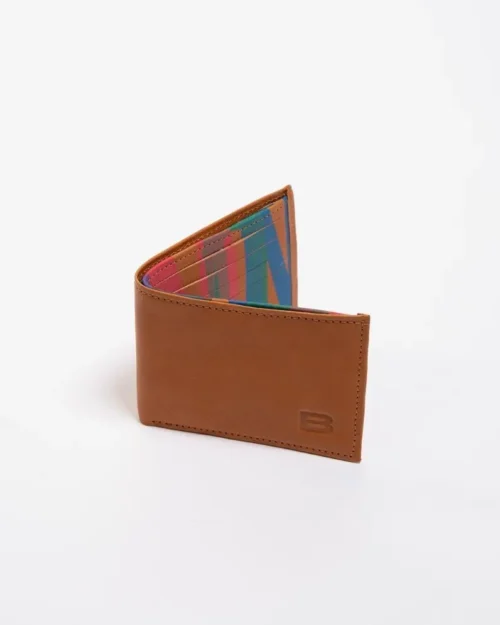 Billetera B estampada