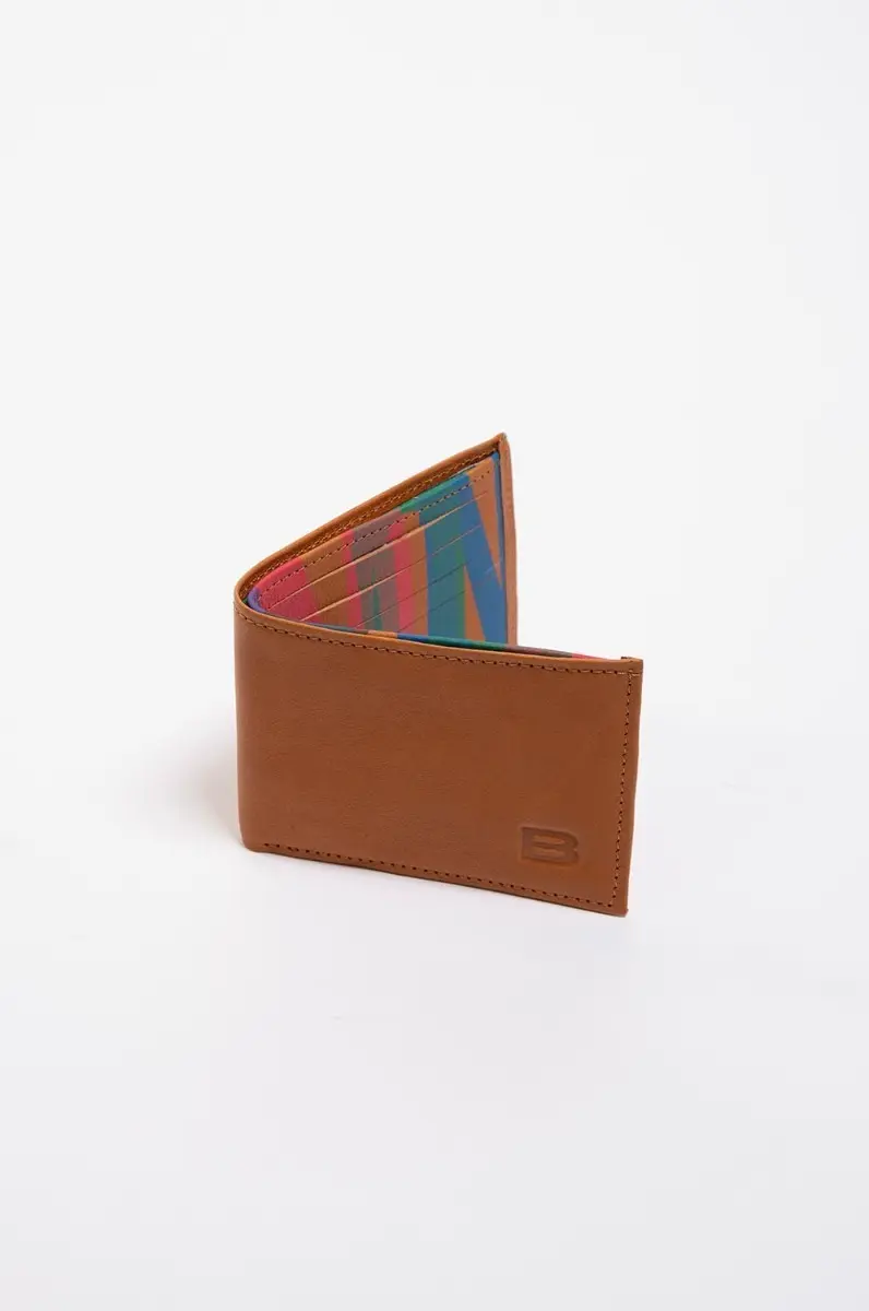 Billetera B estampada