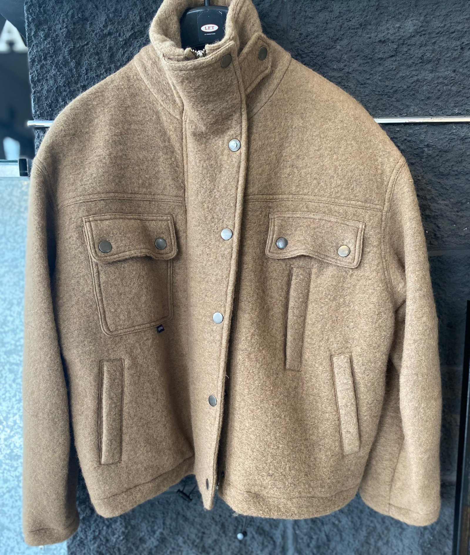 Campera paño BEIGE