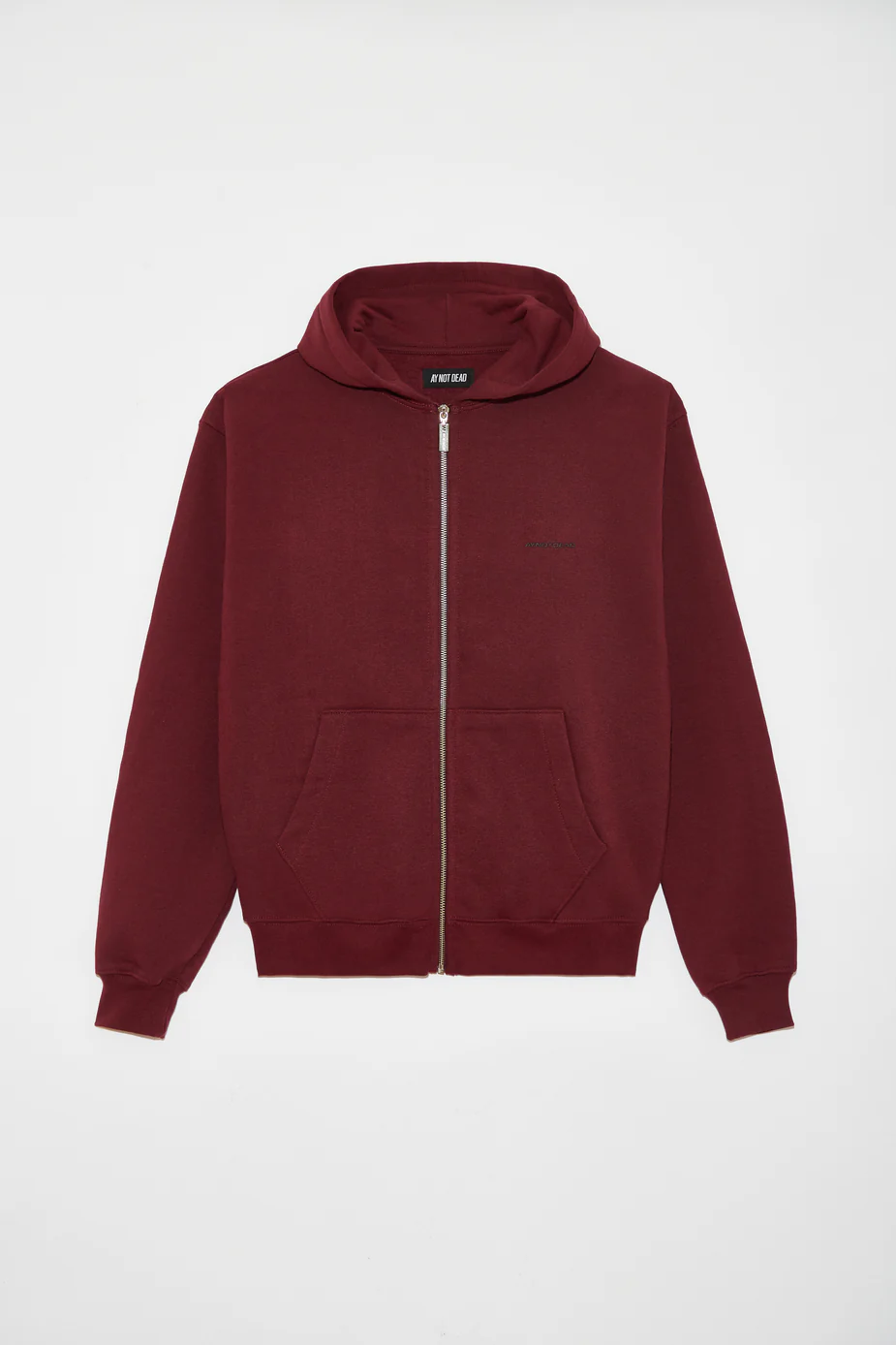 Hoodie zipper classic BORDEAUX - Imagen 5