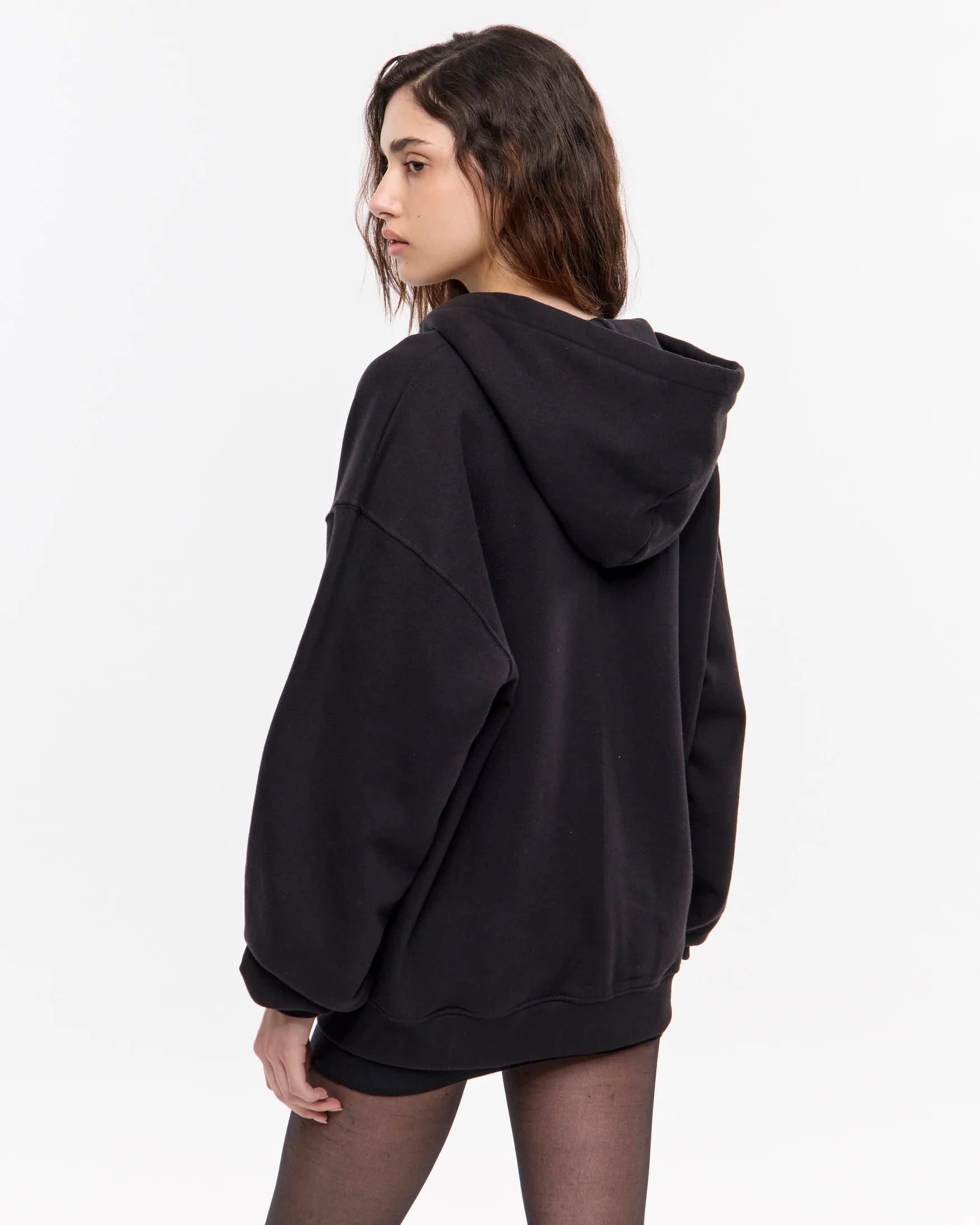 Hoodie zipper classic NEGRO - Imagen 7
