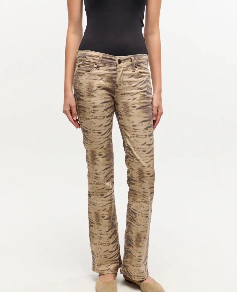 Pantalón bootcut cebra - Imagen 4