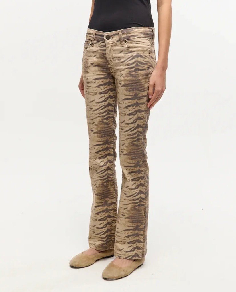Pantalón bootcut cebra - Imagen 2