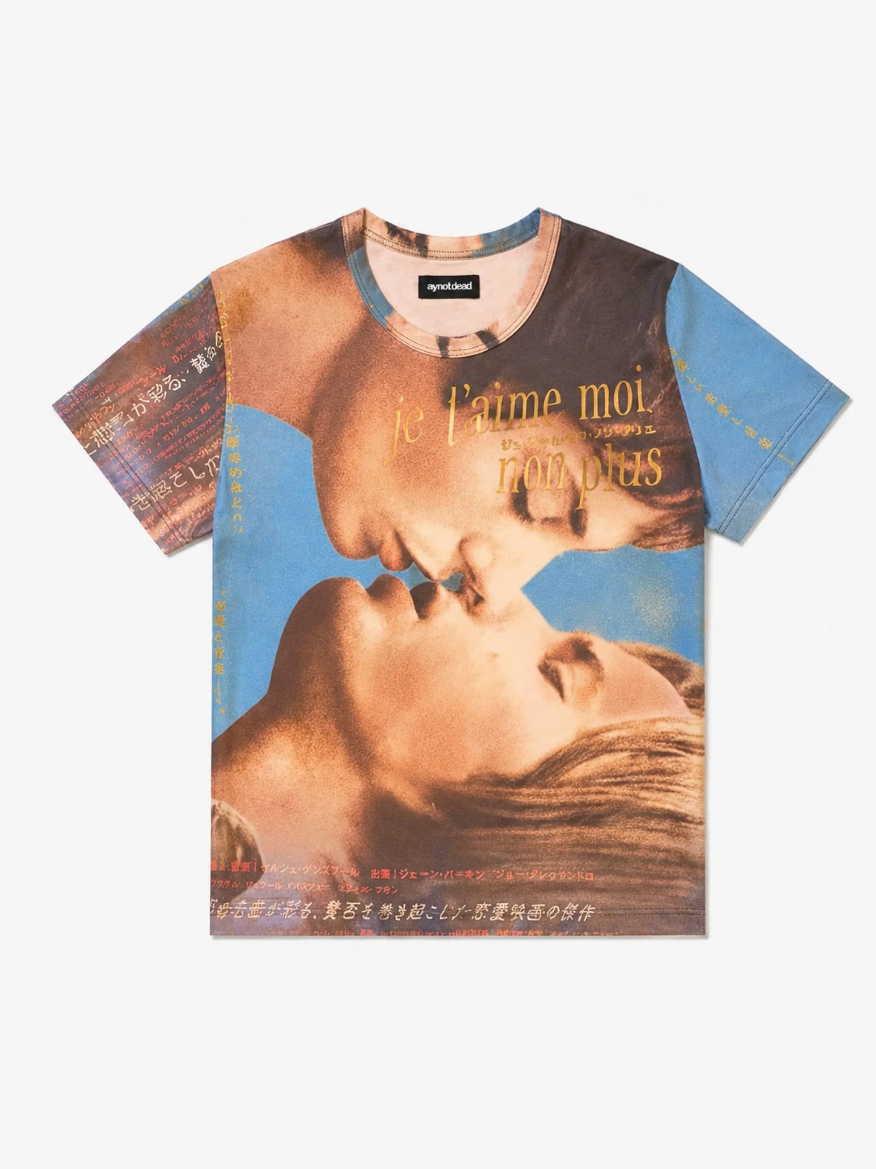 Remera je t´aime estampado