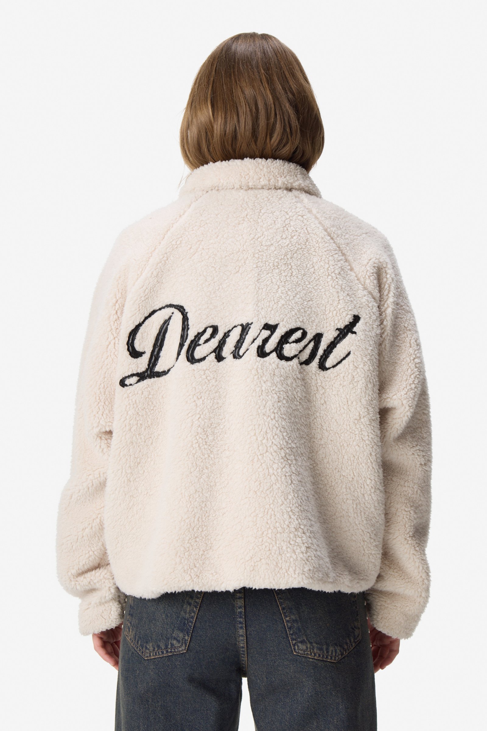Campera corderito con bordado PU "Desire" - Imagen 2