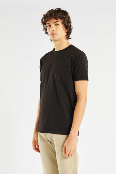 Remera pima peru con bolsillo