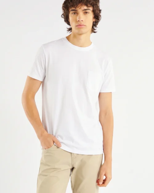 Remera pima peru con bolsillo