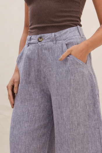 Pantalon baggy de lino - Imagen 2