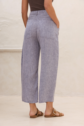 Pantalon baggy de lino - Imagen 5