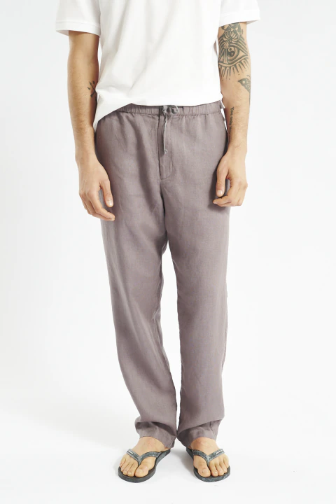 Chino elastico lino