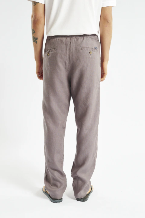 Chino elastico lino - Imagen 5