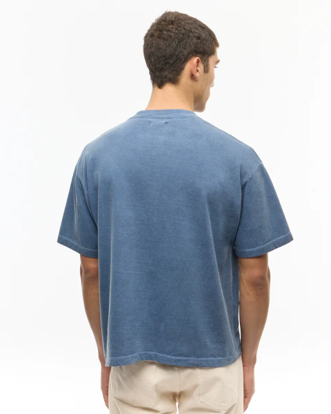 Remera boxy fade azul - Imagen 4