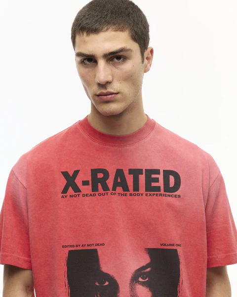 Remera X-RATED roja - Imagen 4