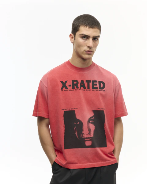 Remera X-RATED roja