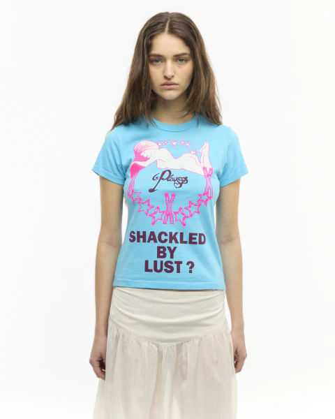 Remera lust celeste