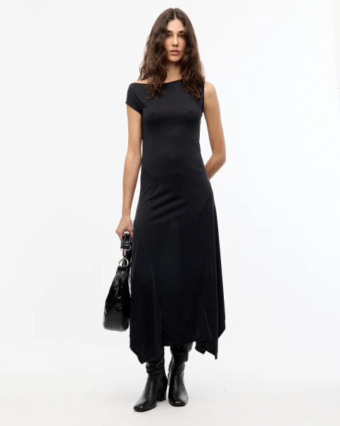 Vestido largo Agnes negro