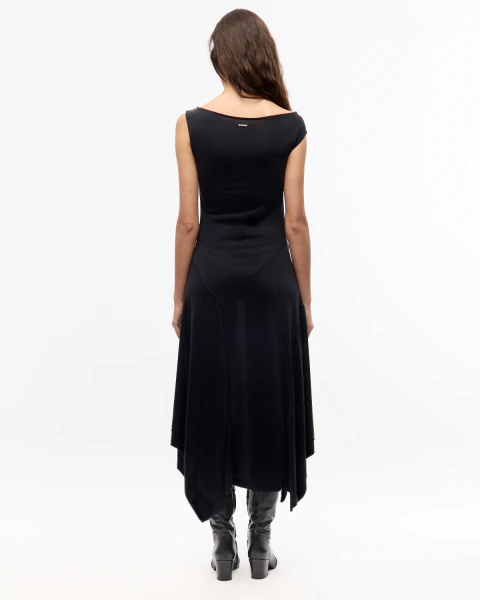 Vestido largo Agnes negro - Imagen 4