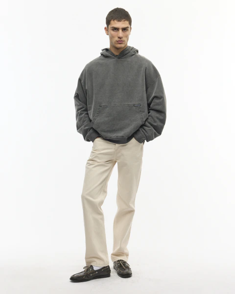 Hoodie Over gris