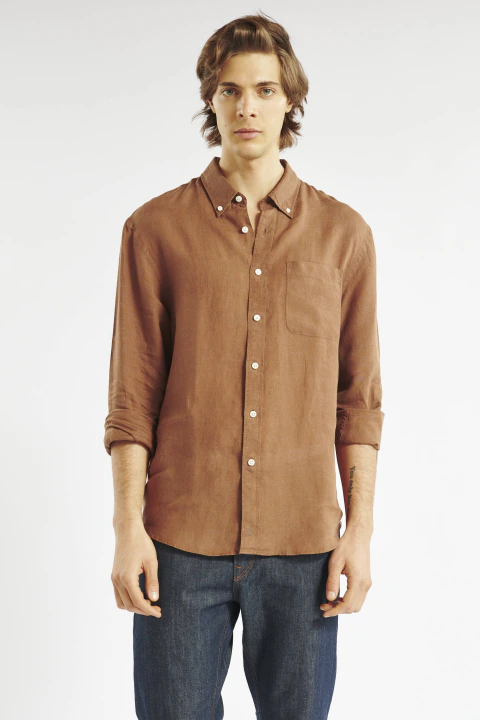 Camisa lino santorini
