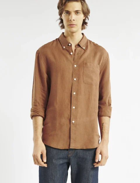 Camisa lino santorini
